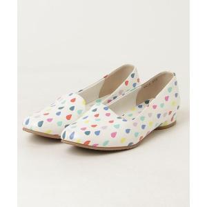 「tsumori chisato WALK」 フラットパンプス 23.5cm ホワイト レディース