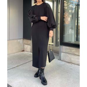 「CAPRICIEUX LE'MAGE」 長袖ワンピース - ブラック レディース
