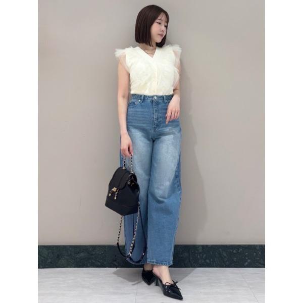 「SNIDEL」 デニムパンツ 00 ブルー レディース