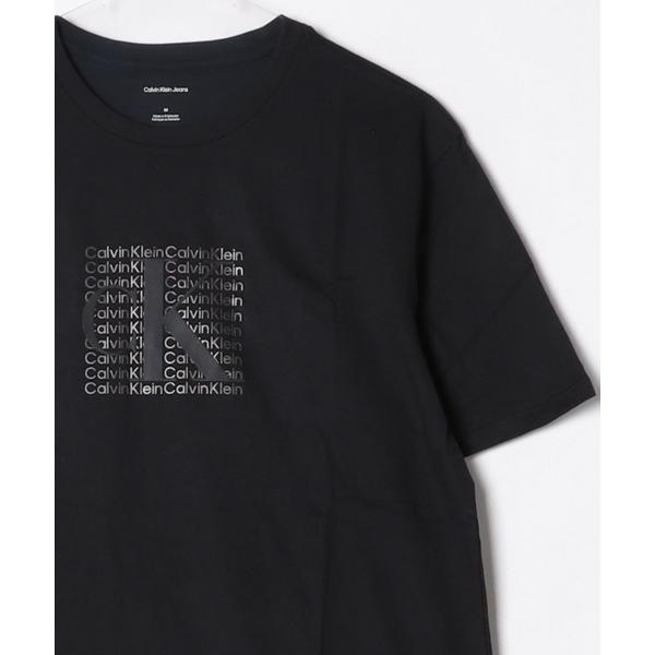 tシャツ CALVIN KLEIN カルバンクライン SS 30S CK PUFF BOX GRAP...