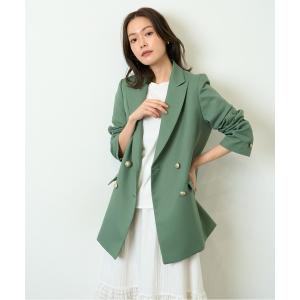 「HERENCIA」 テーラードジャケット MEDIUM セージグリーン レディース