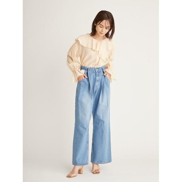 「SNIDEL」 デニムパンツ 0 ブルー レディース