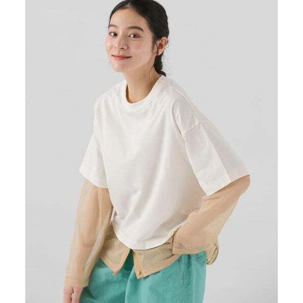 uvカット tシャツ 「UR TECH ひやサラクール」ロゴ刺繍 Tシャツ レディース