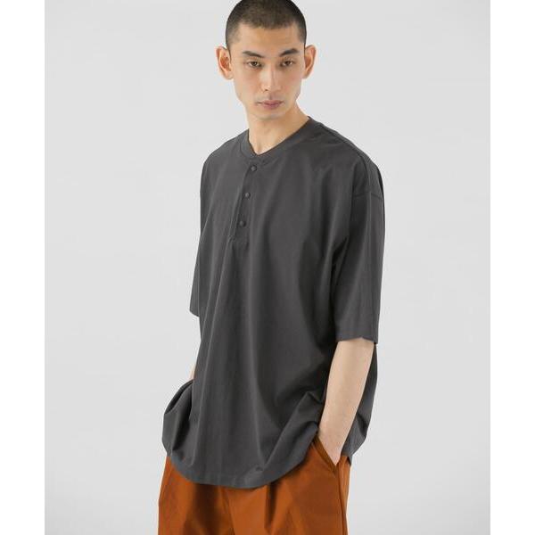 uvカット tシャツ 「UR TECH ひやサラクール」ヘンリーネックショートスリーブTシャツ メン...