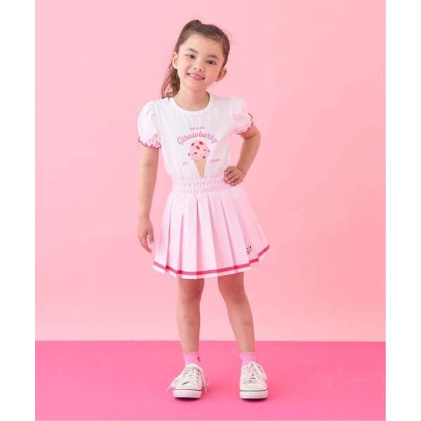 スカート 「サーティーワン アイスクリーム」「安心/インパン付き」プリーツスカート キッズ 子供服 ...