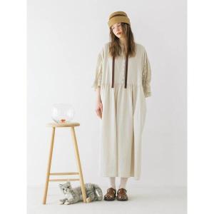 ワンピース 袖メッシュレースワンピース「WEB限定カラーあり」