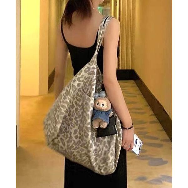 トートバッグ Metallic leopard print tote bag レディース メンズ