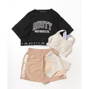 水着 「RUSTY:ラスティー」キッズセット水着4点セット キッズ 子供 女の子