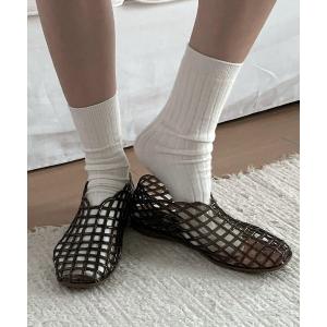 サンダル メッシュジェリーシューズ レディース