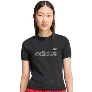 アディダス　adidas ニット セーター adidas MESH CALI TEE / アディダス メッシュ カリ Tシャツ レディース