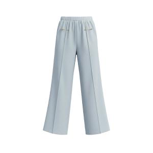 パンツ チェーンポイントピンタックカットパンツ レディース