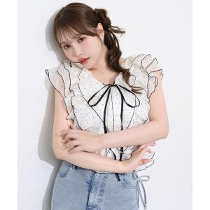 ブラウス シャツ ホルターネックフリルブラウス レディース