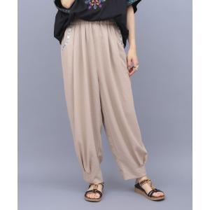 パンツ エッグタックパンツ レディース