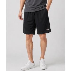 ハーフパンツ パンツ 短パン 「FILA フィラ」 メンズハーフパンツ スクエアメッシュ ドライ 無地 メンズ
