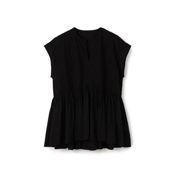 ブラウス シャツ 「別注」ne Quittez pas BLACK ブラウス レディース
