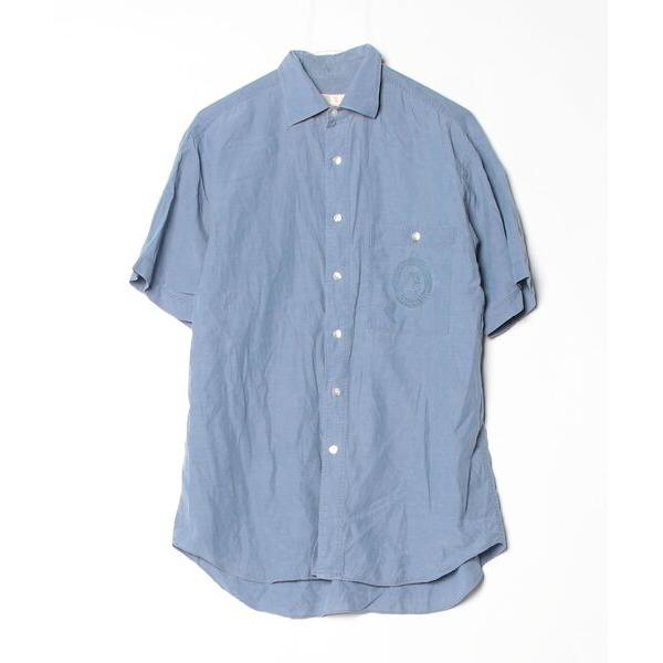「TRUSSARDI」 半袖シャツ M ブルー レディース