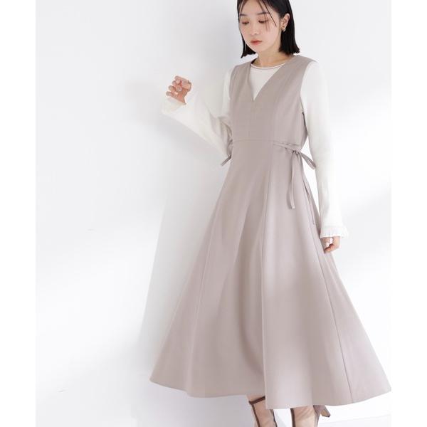 「NATURAL BEAUTY BASIC」 サロペットスカート SMALL ベージュ レディース
