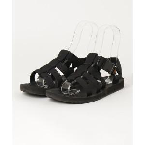 「Teva」 フラットサンダル 23cm ブラック レディース