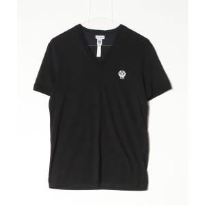 「DOLCE&GABBANA」 ワンポイント半袖Tシャツ X-SMALL ブラック メンズ