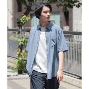 「GLOBAL WORK」 半袖シャツ LARGE ライトブルー メンズ
