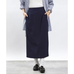 「GLOBAL WORK Smile Seed Store」 ロングスカート LARGE ネイビー レディース