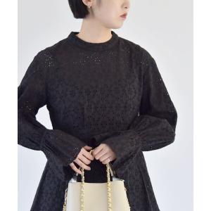 「quaranciel」 長袖ブラウス ONE SIZE ブラック レディース