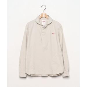 「DANTON」 長袖シャツ 36 ライトベージュ レディース