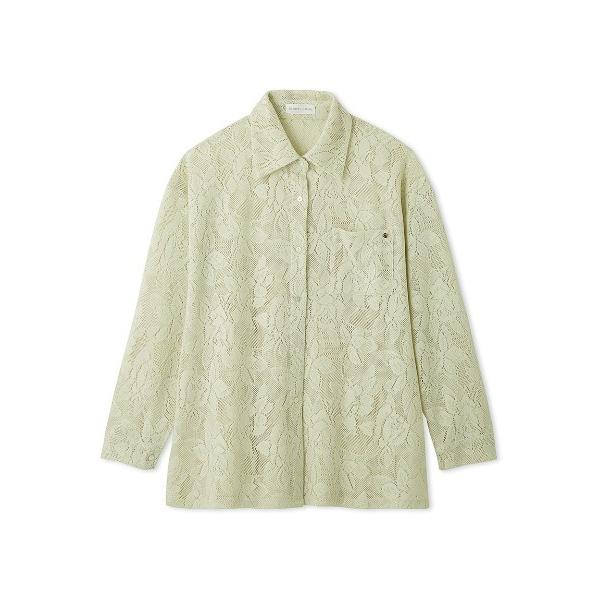 パジャマ ルームウェア カーテンレースシャツ レディース