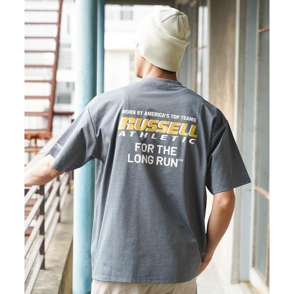 tシャツ 速乾 「RUSSELL ATHLETIC」別注Dri-PowerTシャツ「吸水速乾・シワ軽...