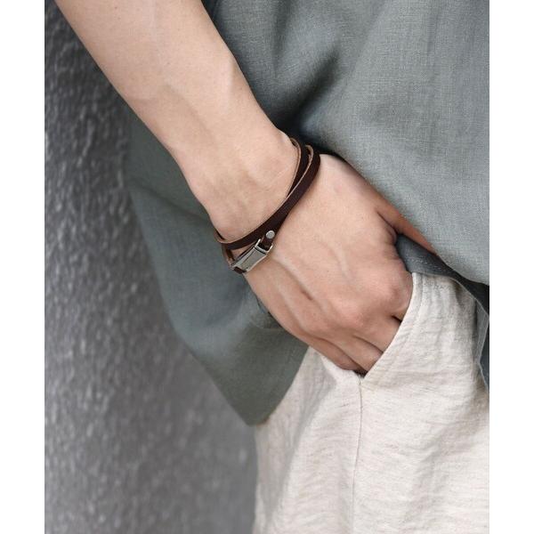 ブレスレット SHIPS any: HORWEEN マグネット ダブル ブレスレット メンズ