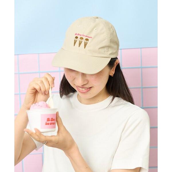 uvカット メッシュキャップ キャップ 帽子 B-DAYアイスクリーム　冷感キャップ レディース
