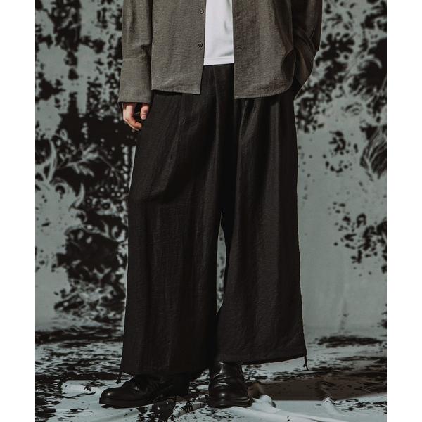 ワイドパンツ パンツ 「NO ID.」2 Tuck Easy Baggy Trousers / 2タ...