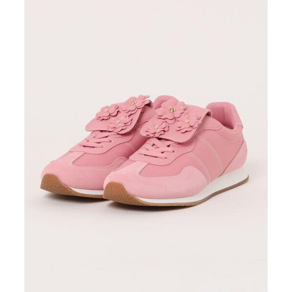 スニーカー ESSEX エンブリッシュ ナイロン スニーカー レディース