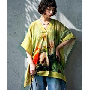 アンティカ antiqua ブラウス シャツ 半...の商品画像