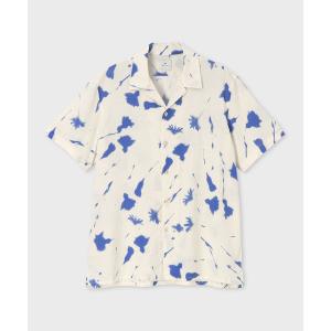 PS Paul Smith シャツ 半袖 マルチカラーボタン デニム半袖シャツ