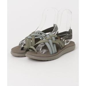 「Teva」 フラットサンダル 24cm グリー...の商品画像