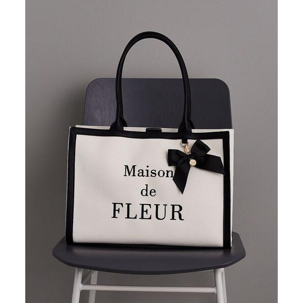 「Maison de FLEUR」 トートバッグ FREE ブラック レディース