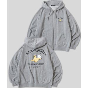 「Mark Gonzales」 ジップアップパーカー L グレー メンズ