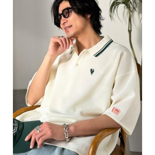 「Java」 半袖ポロシャツ SMALL アイボリー メンズ