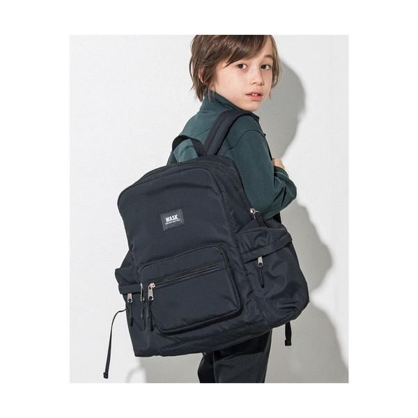 「WASK」 「KIDS」リュック LARGE ブラック キッズ