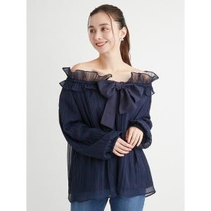 「CELFORD」 長袖ブラウス FREE ネイビー レディース