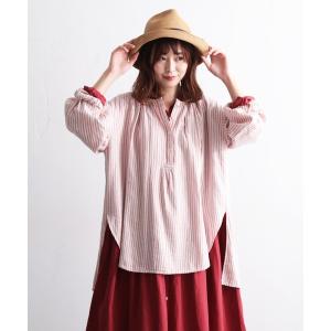 「soulberry」 長袖ブラウス M コーラル レディース