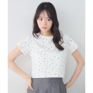 tシャツ 半袖 キラキラ筆記体ロゴTシャツ レディース
