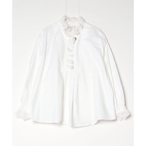 ブラウス シャツ ●DAH lace/frill レディース