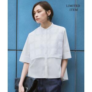 ICB（アイシービー） リネンシャツ ブラウス シャツ 半袖 リネンスラブ