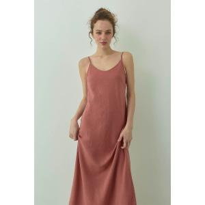 ワンピース Linen Maxi Dress /リネンロングワンピ
