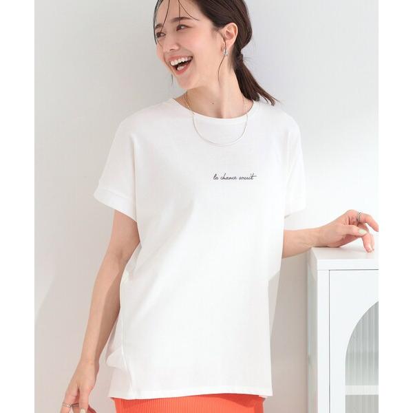 tシャツ 半袖 「汗じみ防止/S-LL/体型カバー/洗濯機可」汗じみが気になりにくい 大人の刺繍ロゴ...