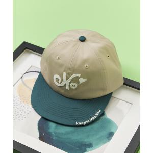 キャップ 帽子 kaoyorinakami × FREAK'S STORE/カオヨリナカミ 別注 フェルトパッチキャップ メンズ レディース