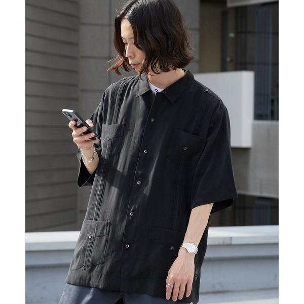 シャツ 半袖 DAN RIVER/ダンリバー CUBA SHIRT キューバシャツ 半袖 ポケットデ...