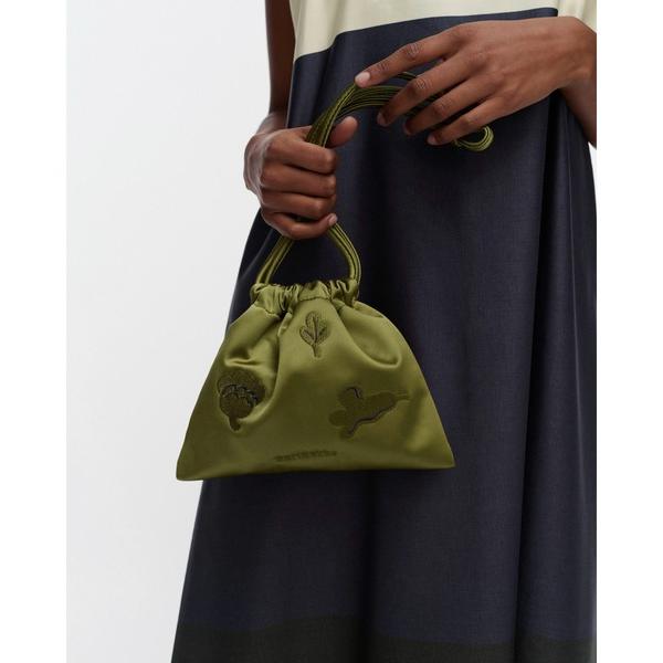 ポーチ Cirra Satin Kukasta kukkaan / drawstring bag レ...
